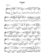 Load image into Gallery viewer, Threads - Piano Solo Sheet Music by Arelius