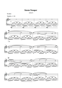 Storm Trooper (PIano Solo by Arelius) - Sheet Music